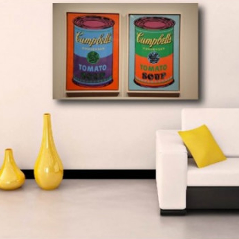 Πίνακας σε καμβά με Ζωγραφική του Andy Warhol Cambell's Soup Can